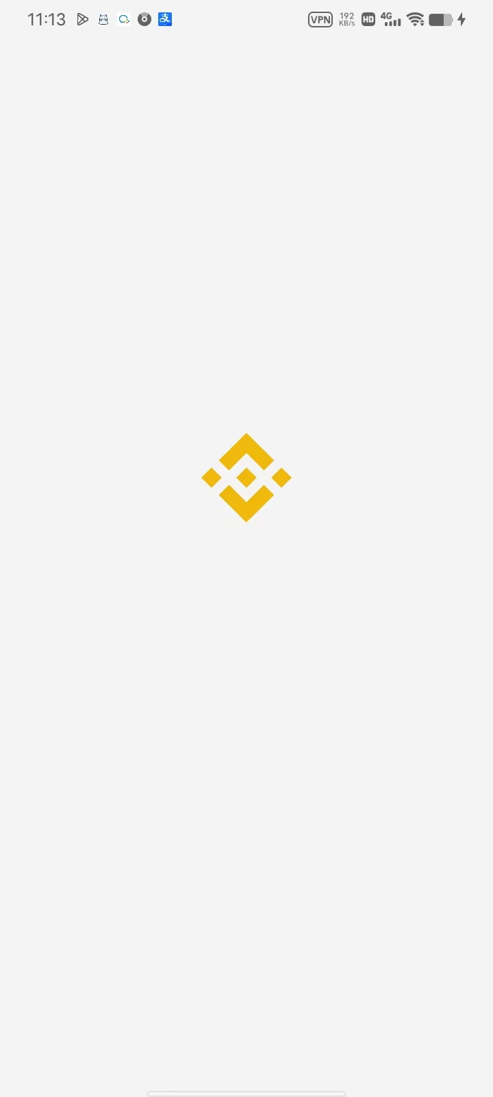 The app's loading screen